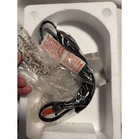 Holiday Tiffany Lamp Style Model FX1-257 New In Box Black Santa Normande Lightin - Picture 4 of 12